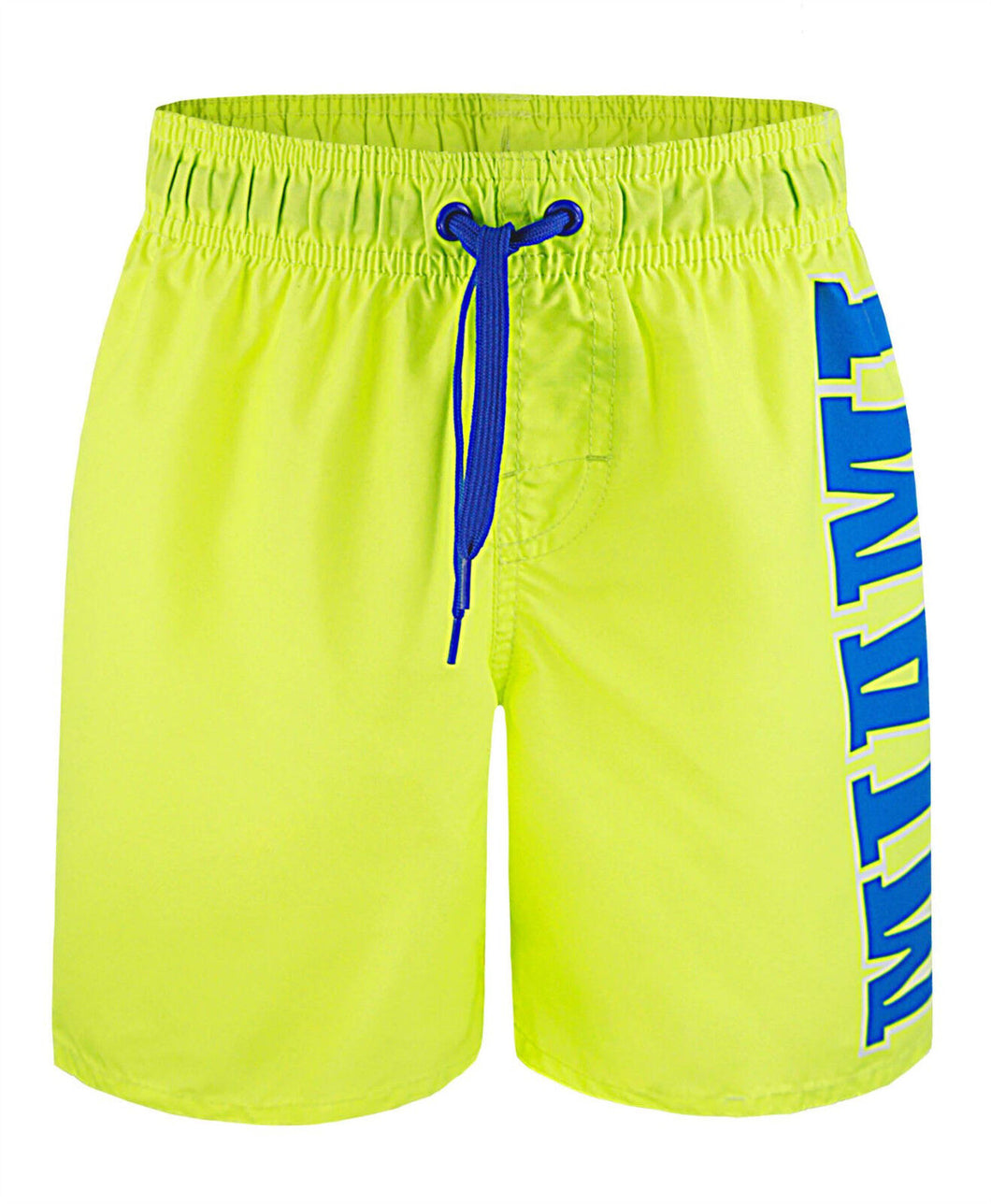 Boys Yellow Neon Miami Los Angeles New York Swimming Shorts