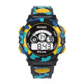 Boys Girls Water Resistant Multifunction Luminous Digital LED Silicone Watch