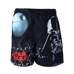 Boys Disney Black Star Wars Beach Bermuda Swimming Shorts