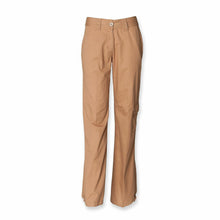Load image into Gallery viewer, Ladies Sand Cotton Cargo Wide Waistband Drawstring Hem Trousers
