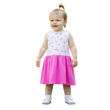 Load image into Gallery viewer, Pink Flamingo Jersey Cotton Dress
