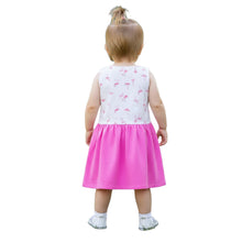 Load image into Gallery viewer, Pink Flamingo Jersey Cotton Dress
