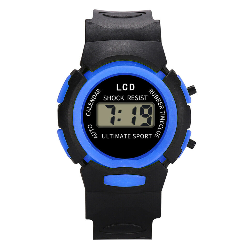 Kids Unisex Watch Waterproof Analog Digital Sport LCD Wrist Watches