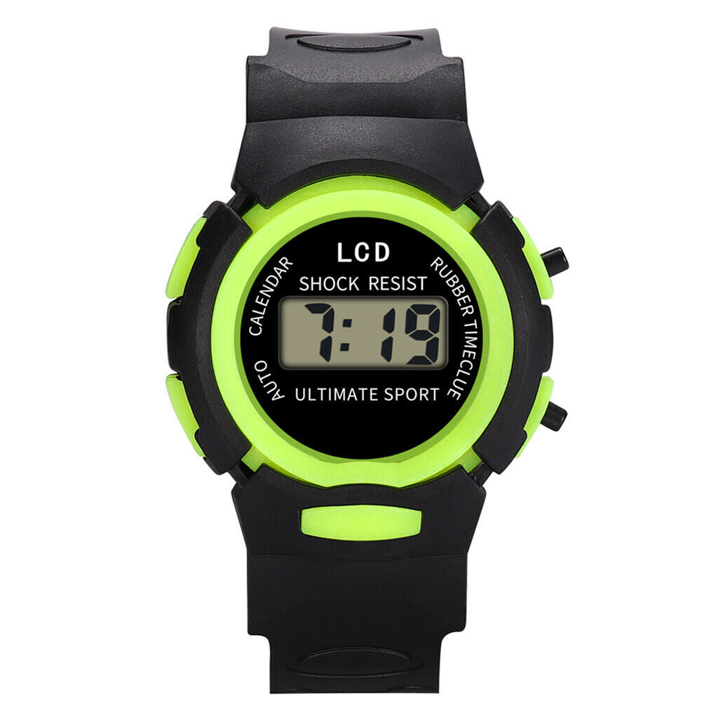 Kids Unisex Watch Waterproof Analog Digital Sport LCD Wrist Watches