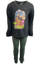 Load image into Gallery viewer, Boys Dinosaur Jurassic Park T-Rex Top + Bottom Pyjamas

