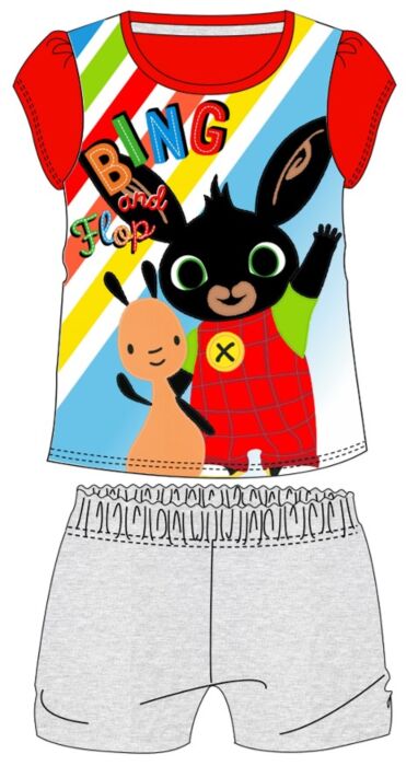 Girls Toddlers CBeebies Bing & Flop Shortsleeve Top & Shorts Shortie Pyjamas