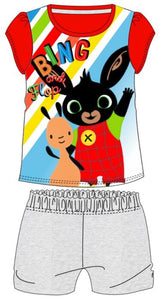 Girls Toddlers CBeebies Bing & Flop Shortsleeve Top & Shorts Shortie Pyjamas
