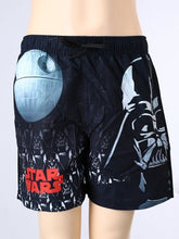 Load image into Gallery viewer, Boys Disney Black Star Wars Beach Bermuda Swimming Shorts
