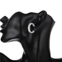 Load image into Gallery viewer, Ladies Gorgeous silver plated earrings Weaved Web Stud Earrings.
