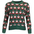 Womens Xmas Novelty Christmas Santa Jumper