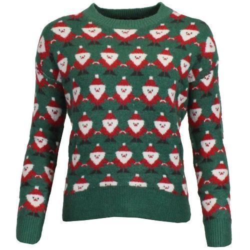 Womens Xmas Novelty Christmas Santa Jumper