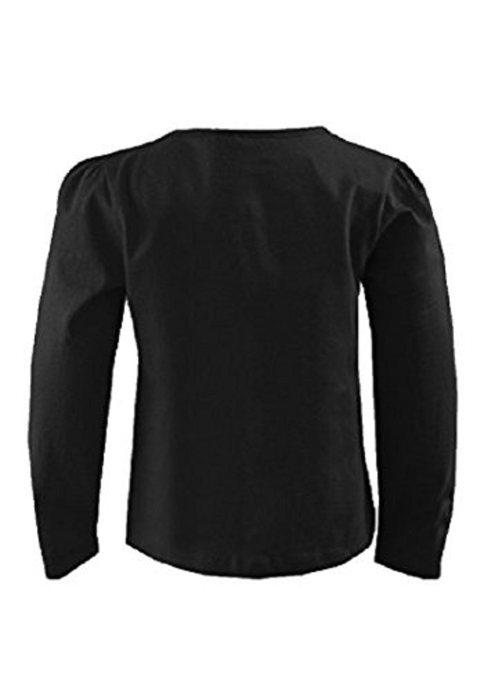 Black V-Neck Button Down Long sleeve Cardigan
