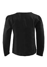 Load image into Gallery viewer, Black V-Neck Button Down Long sleeve Cardigan

