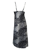Load image into Gallery viewer, Ladies grey black strappy halterneck maxi dress
