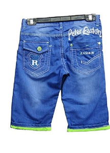 Boys Peter Easton Print Lime Shorts