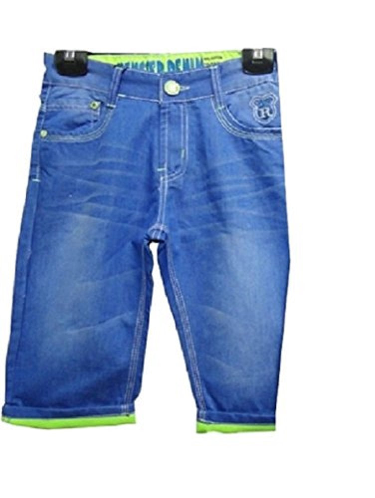 Boys Peter Easton Print Lime Shorts