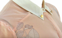 Load image into Gallery viewer, Blue &amp; Pink Floral Print Chiffon Top
