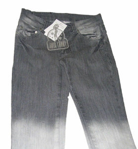 Girls Funky Diva grey Tye Dye Two Tone Effect Denim jeans.Size:7-8Years