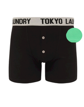Load image into Gallery viewer, Mens Tokyo Laundry Twin-Pack Cotton Rich Boxer Shorts
