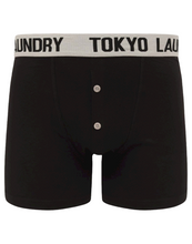 Load image into Gallery viewer, Mens Tokyo Laundry Twin-Pack Cotton Rich Boxer Shorts
