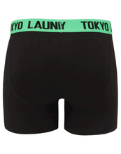 Load image into Gallery viewer, Mens Tokyo Laundry Twin-Pack Cotton Rich Boxer Shorts
