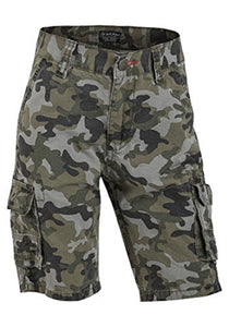 Boys Life & Legend Green Cotton Camouflage Combat Cargo Summer Shorts