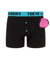 Load image into Gallery viewer, Mens Tokyo Laundry Twin-Pack Cotton Rich Boxer Shorts
