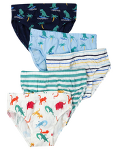 Load image into Gallery viewer, Boys Animal Stripe Print Briefs Rich Cotton Pants  Knickers
