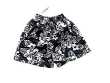 Load image into Gallery viewer, Boys Navy &amp; White Sports Large Floral Swimming Shorts
