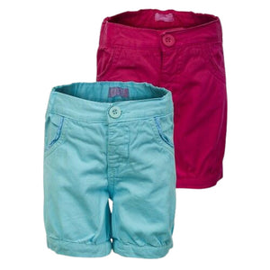 Girls Minoti Denim Cotton Adjustable Waist Summer Shorts