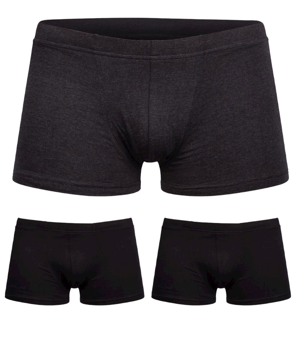 Mens Diplomat Cotton Rich Stretchy Waist Form Fitting 3 PK Trunks Boxers