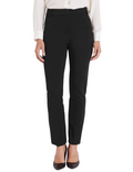 Ladies Black Flattering Zipped Pocket Slim Plus Size Trousers