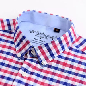 Men's Multicoloured Checkered Oxford Longsleeve Shirt