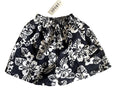Boys Black & White Sports Large Floral Swimming Shorts