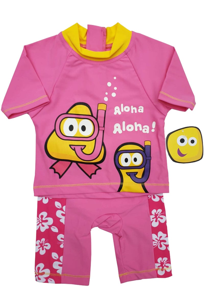 Girls Cbeebies UV 2 Piece Swimming Costume