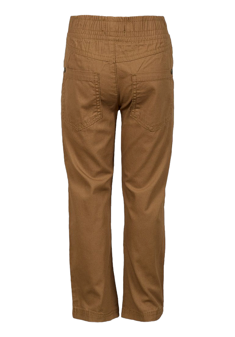 Boys Life & Legend Tan Cotton Rich Elasticated Waist Straight Leg Trouser