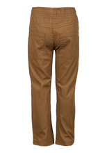 Load image into Gallery viewer, Boys Life &amp; Legend Tan Cotton Rich Elasticated Waist Straight Leg Trouser

