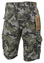 Load image into Gallery viewer, Boys Life &amp; Legend Green Cotton Camouflage Combat Cargo Summer Shorts
