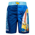 Boys Despicable Me Minion Blue Trim Swimming Shorts