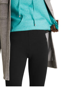 Ladies Black High Waisted Elasticated Stretchy Full Length Leggings