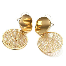 Load image into Gallery viewer, Dream Catcher Geometric Round Stud Dangling Earrings

