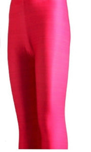 Barbie Cerise Plain & Geometric Stripe Leggings