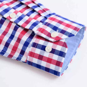 Men's Multicoloured Checkered Oxford Longsleeve Shirt