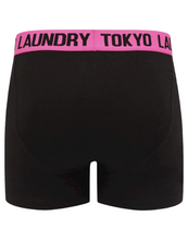 Load image into Gallery viewer, Mens Tokyo Laundry Twin-Pack Cotton Rich Boxer Shorts
