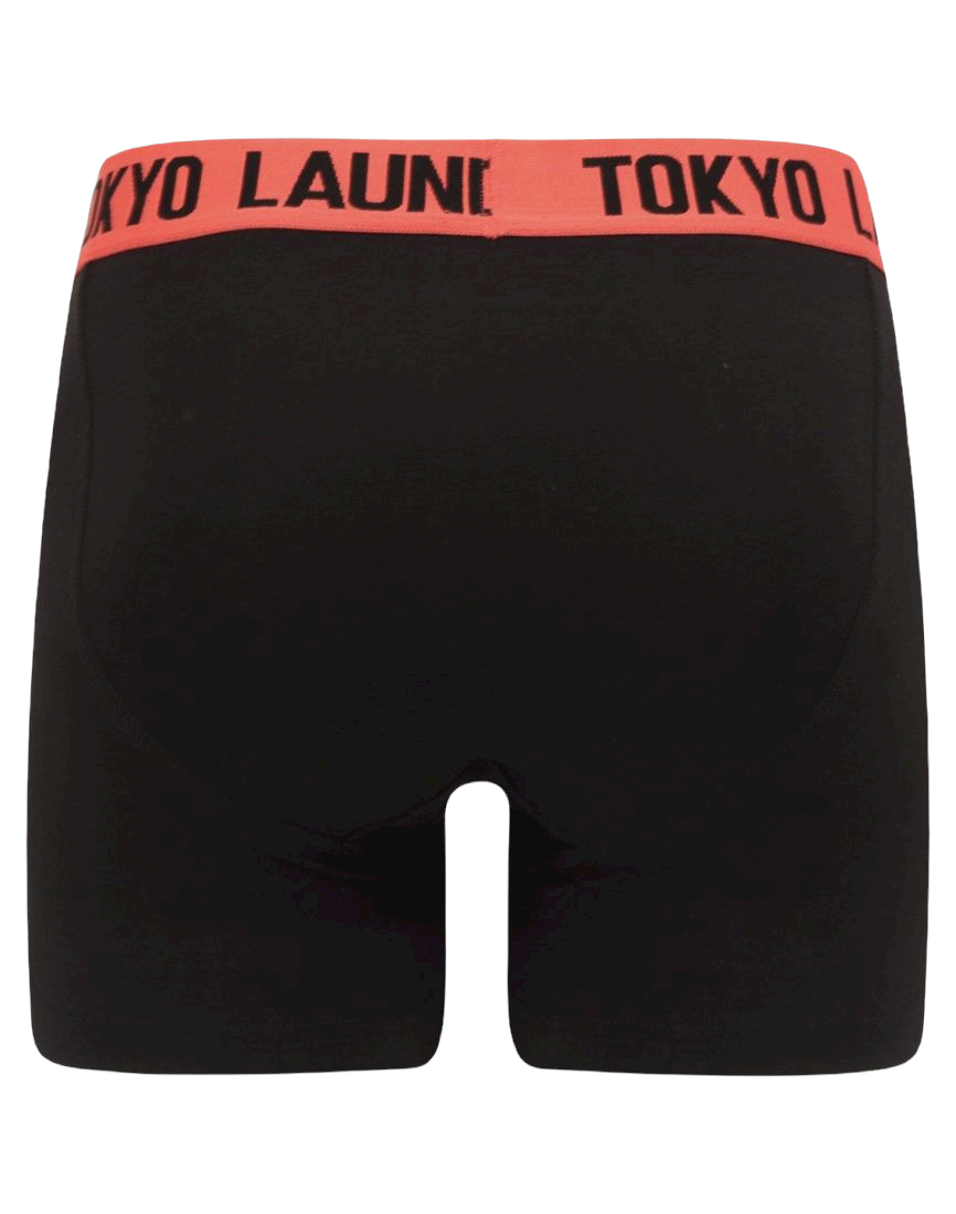 Mens Tokyo Laundry Twin-Pack Cotton Rich Boxer Shorts