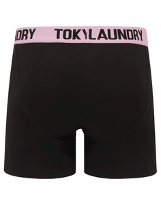 Mens Tokyo Laundry Twin-Pack Cotton Rich Boxer Shorts
