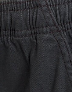 Boys Charcoal Pull-On Elasticated Waist Combat Cargo Trouser