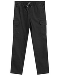 Boys Charcoal Pull-On Elasticated Waist Combat Cargo Trouser