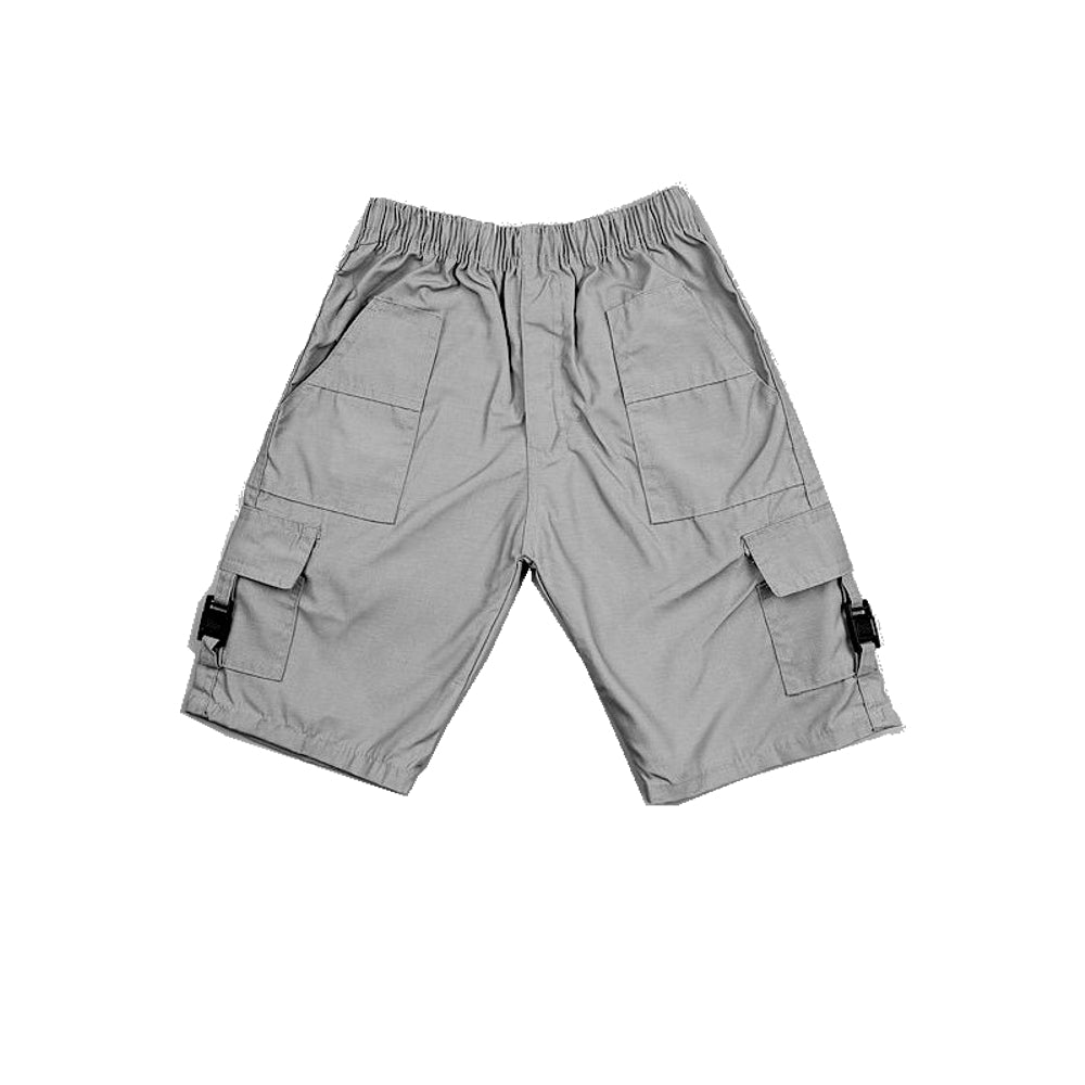 Boys Elasticated Waist Combat Cargo Chino Summer Shorts