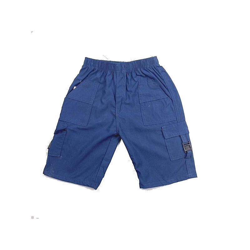 Boys Elasticated Waist Combat Cargo Chino Summer Shorts
